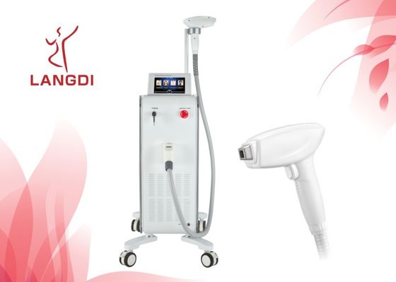 آلة إزالة الشعر بالليزر ذات الصمام الثنائي 810nm بدون ألم