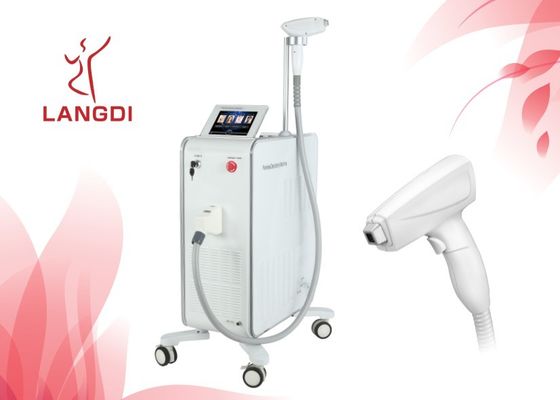 آلة إزالة الشعر بالليزر ذات الصمام الثنائي 810nm بدون ألم