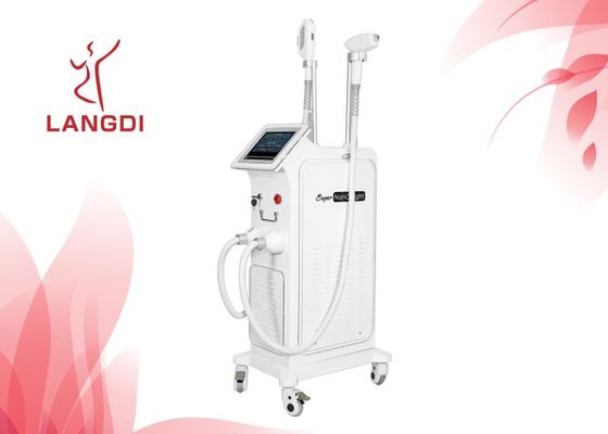 2 قبضة Ipl Shr Eضوء آلة إزالة الشعر لنزع الشعر لصالون التجميل