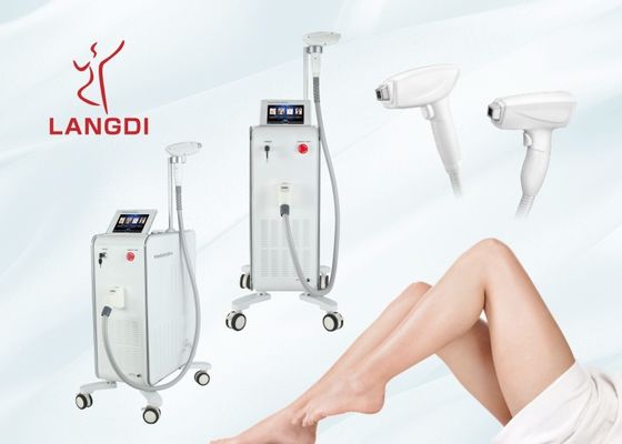 808nm 810nm جهاز إزالة الشعر بالليزر المحمول دائم 600 واط 10 قضبان