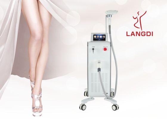 4 أنظمة التبريد 808nm آلة إزالة الشعر بالليزر ديود للعيادة الطبية
