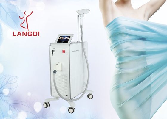 4 أنظمة التبريد 808nm آلة إزالة الشعر بالليزر ديود للعيادة الطبية