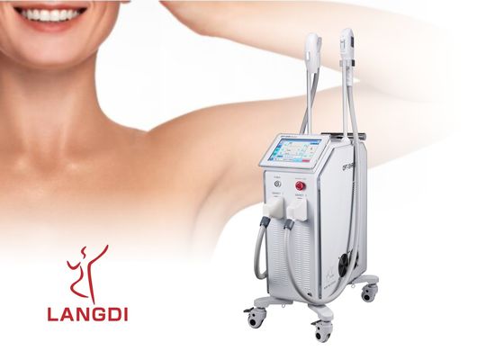 OPT IPL / OPT آلة متعددة الوظائف المحمولة لإزالة الشعر بسرعة IPL