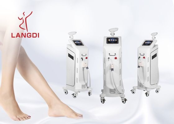 نظام إزالة الشعر بالليزر الأبيض 400ms 808nm للعيادة