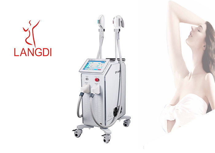 OPT 5 في 1 آلة إزالة الشعر بالليزر القوية IPL / IPL OPT SHR لتجديد شباب البشرة والشعر