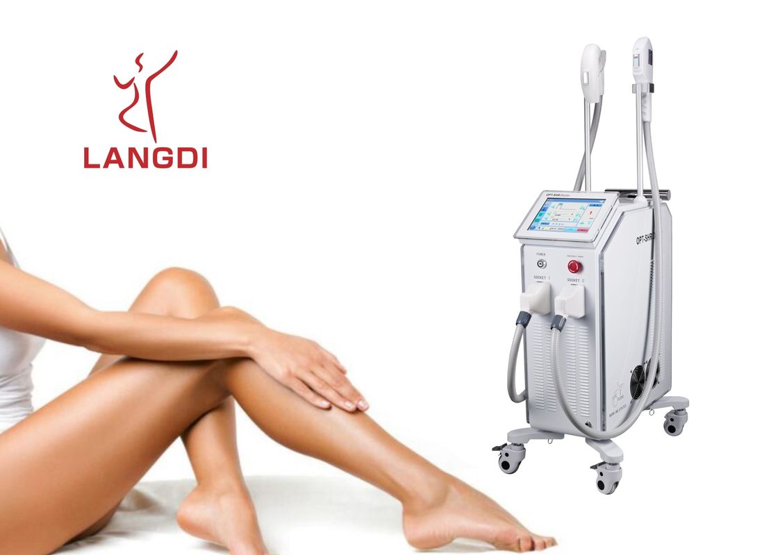 سوبر نانو لايت OPT SHR IPL لإزالة الشعر / تجديد الجلد / علاج الأوعية الدموية ورفع الثدي